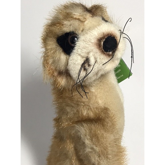WWF Adoption Meerkat Plush Stuffed Animal 11" Tall 2007 by Fiesta w/ Tags - Picture 7 of 14